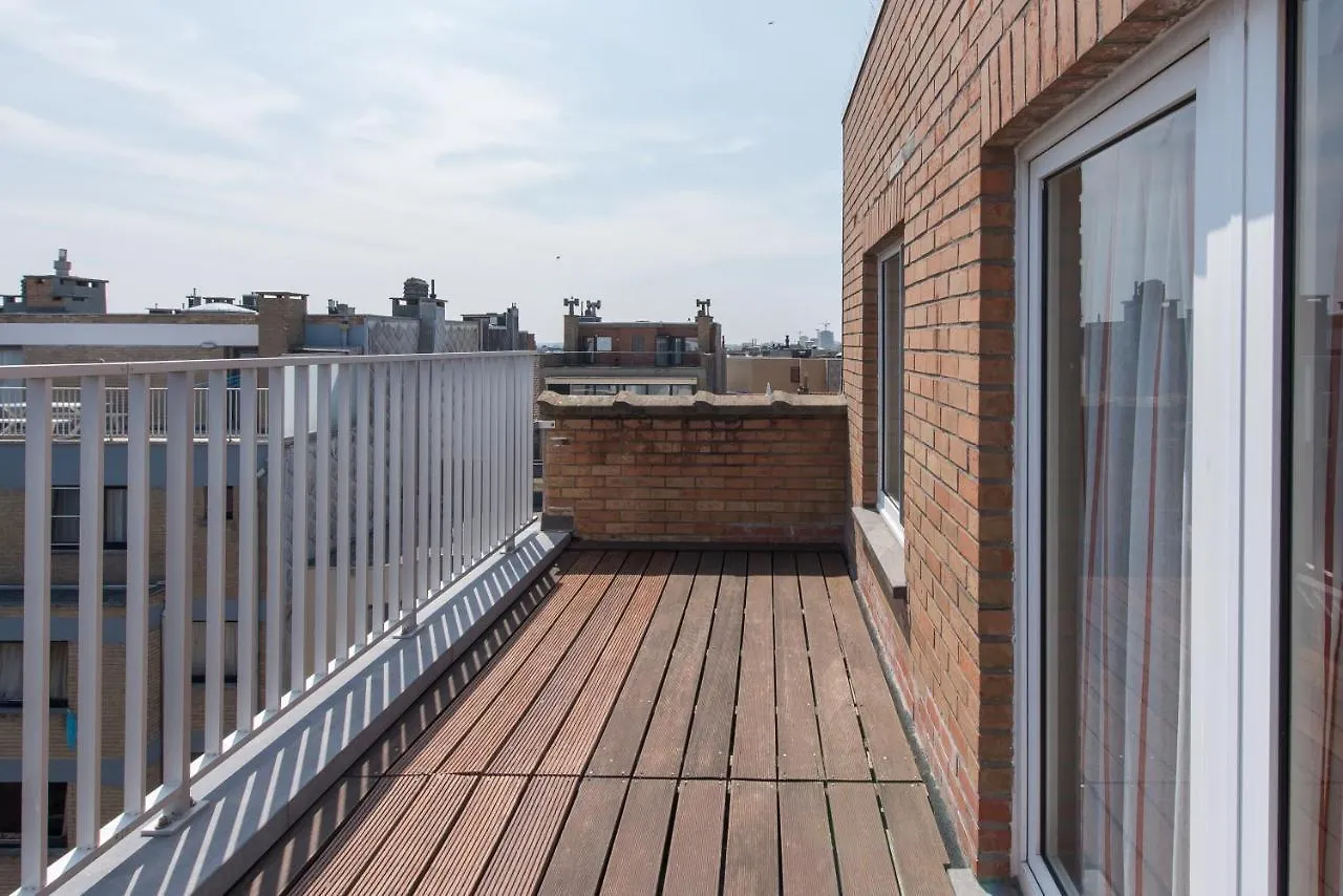 Apartmán Zonnig Penthouse Met Terrassen Ostende 0*,  Belgie
